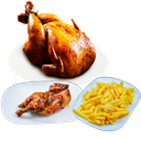 POLLO + MEDIO SOLO+ PAPAS